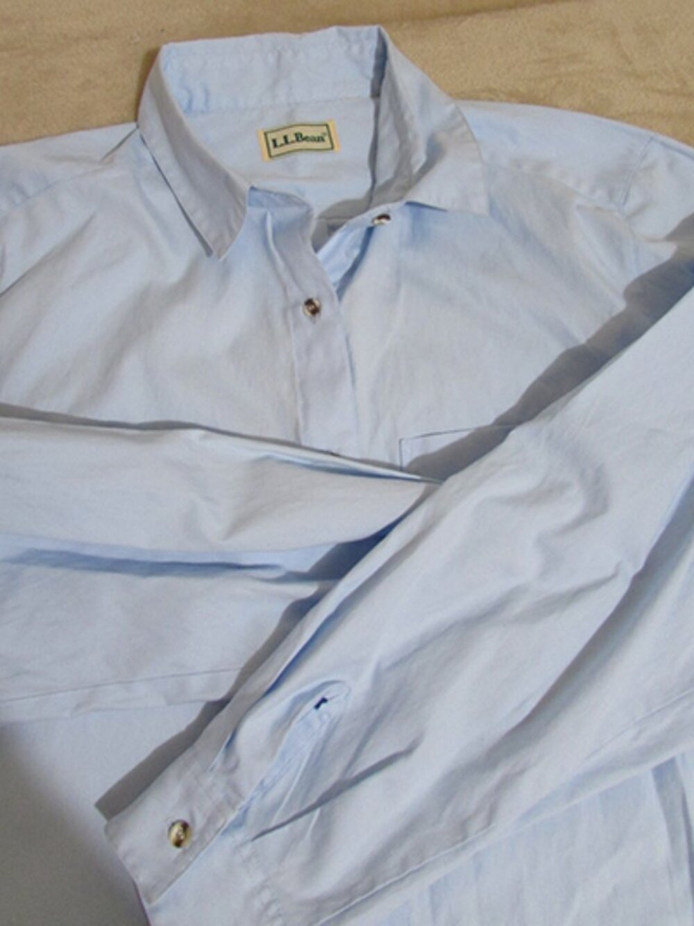 L.L. Bean Women's Long Sleeve Button Down Shirt - Size 16 (G) 0098